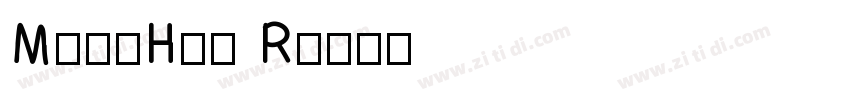 MingHei R字体转换